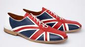 View Item Delicious Junction Union Jack Flag Ladies Size Mod Retro Dancing Bowling Shoe Re